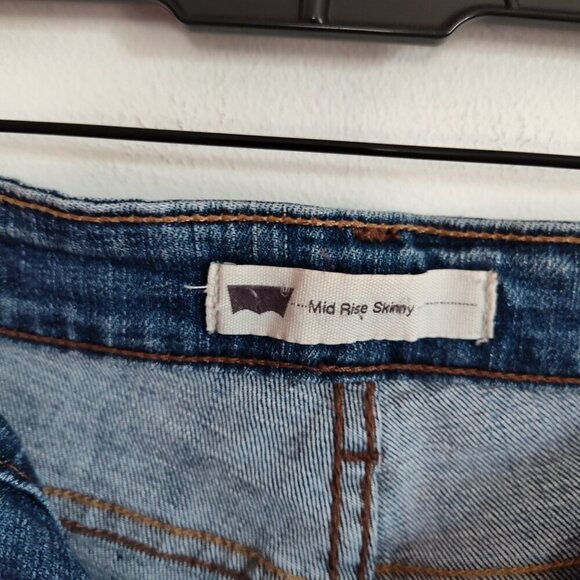 Ladies SZ 4S Levi's Mid Rise Skinny Jean - Picture 5 of 5